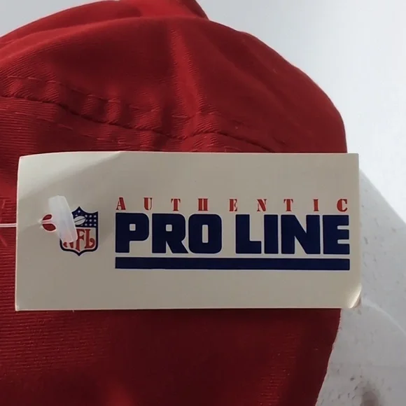Starter|NWT Vintage NFL San Francisco 49ers Red Sports Cap Snap Back Green Brim - Picture 6 of 12
